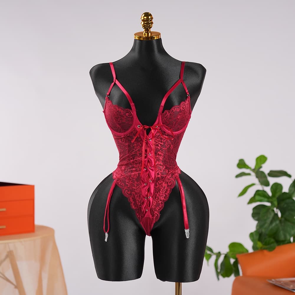 بادي سوت دانتيل ستايل كرافت مع شرابات